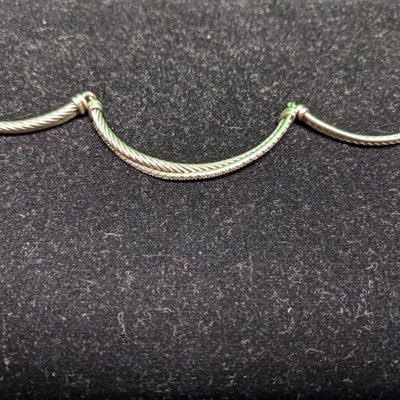 DAVID YURMAN Diamond The Crossover Collection® Hinged Bracelet - Picture 2 of 2